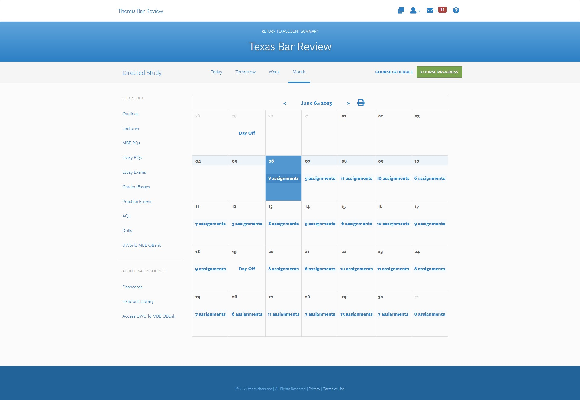 How to Make a Bar Exam Study Schedule 5 Tips with Examples Themis Bar Review